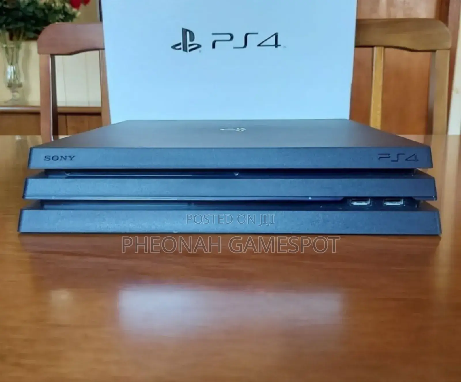 Playstation 4 Pro Console With All the Accessories Intact
