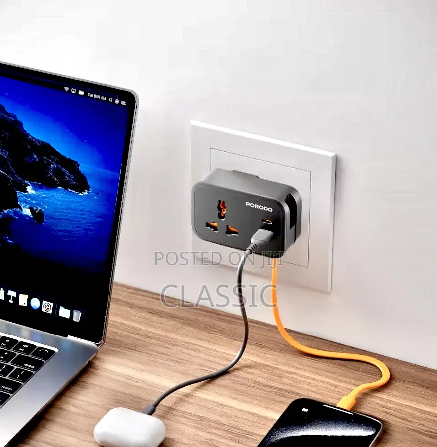 Porodo Universal Wall Socket