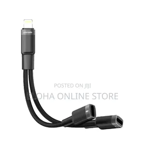 2 in 1porodo Lightning Connector Audio Charge Adapter