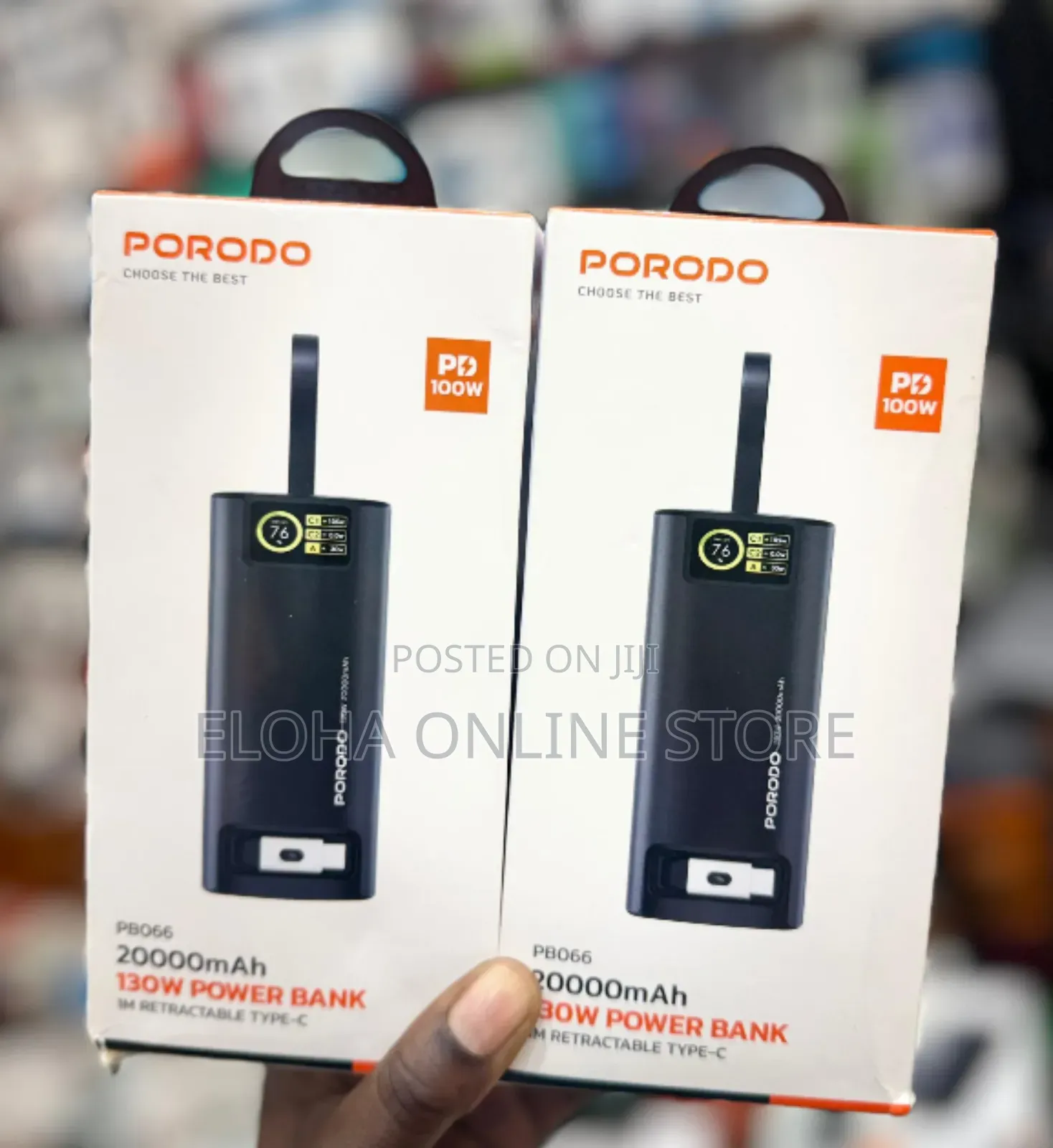 Porodo 20,000mah 130w Power Bank Pb066