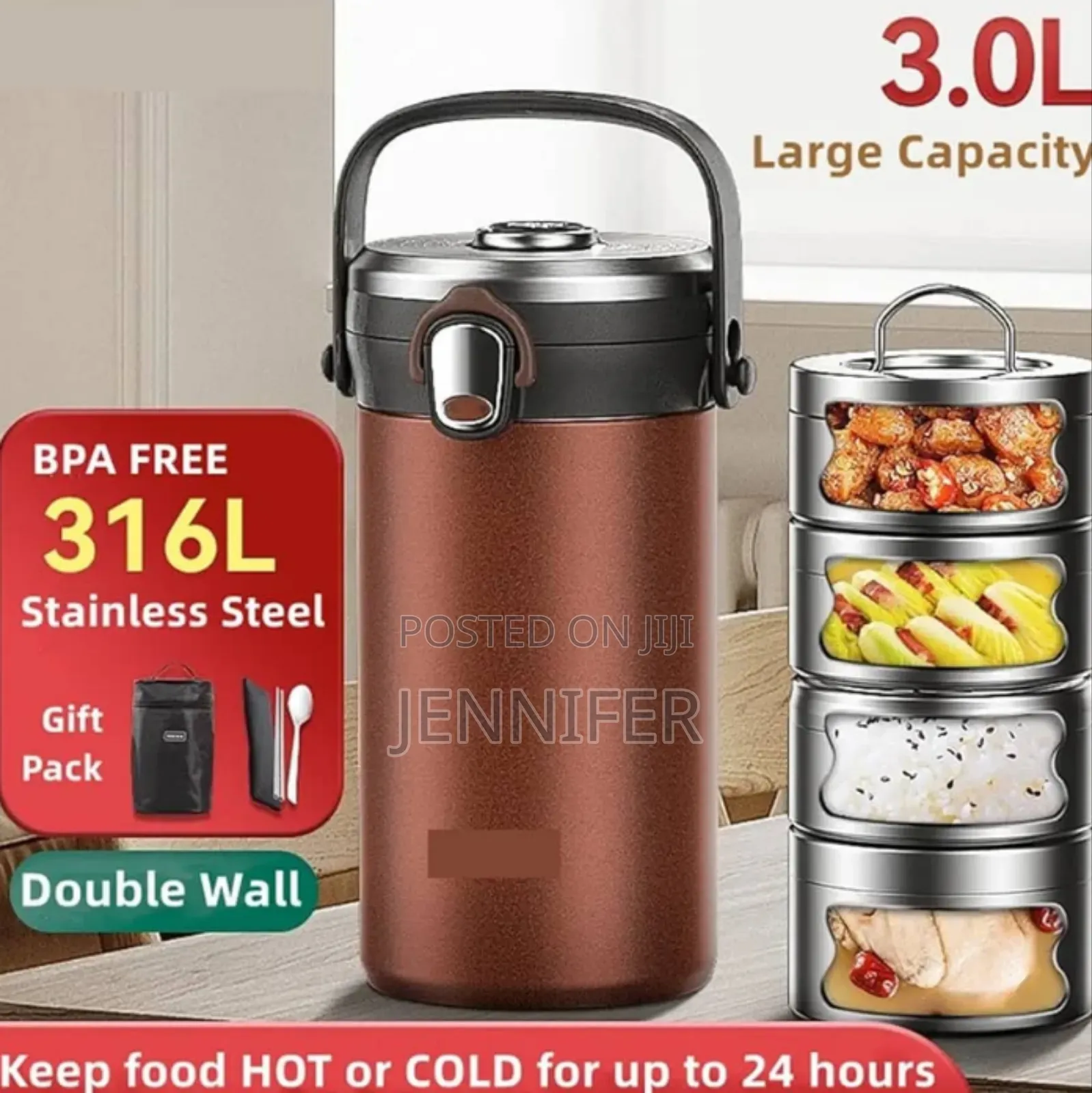 Portable Food Thermal Jar for Adult
