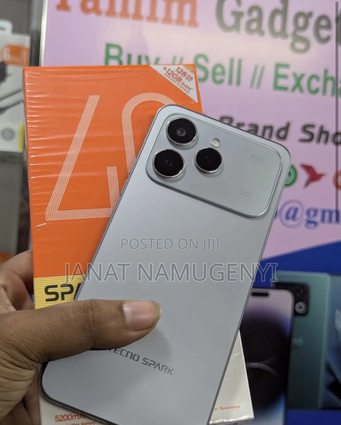 New Tecno Spark 40 128 GB White