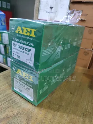 Plastic 1.5 Cable Clips 10parkets