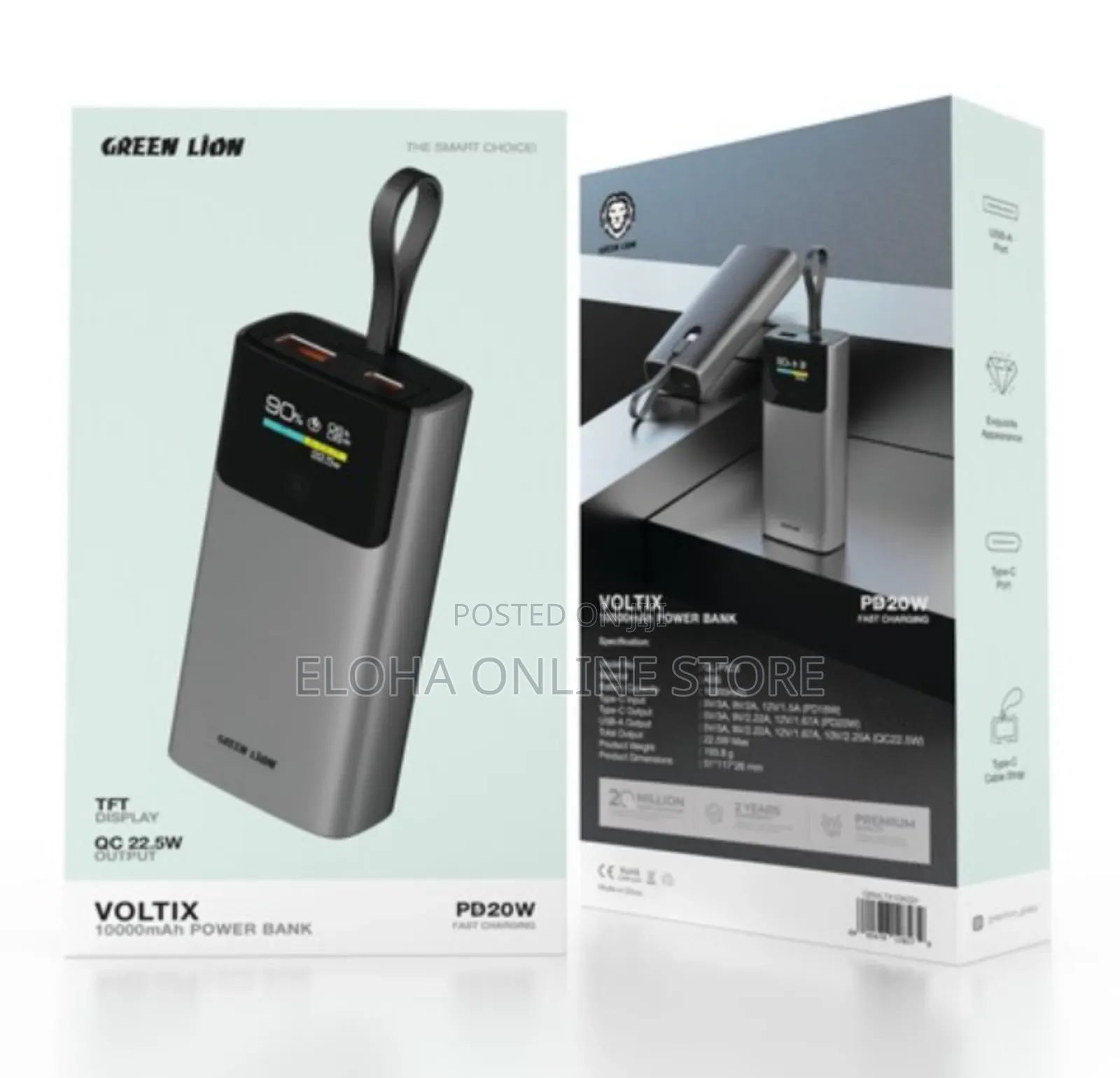 Green Lion Voltix 10.000mah