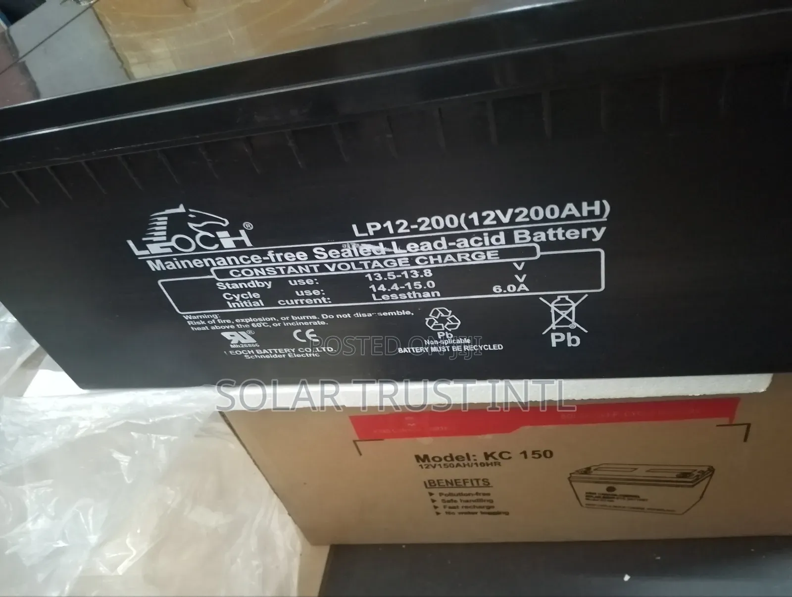 Black Leoch Gel Battery 200ag