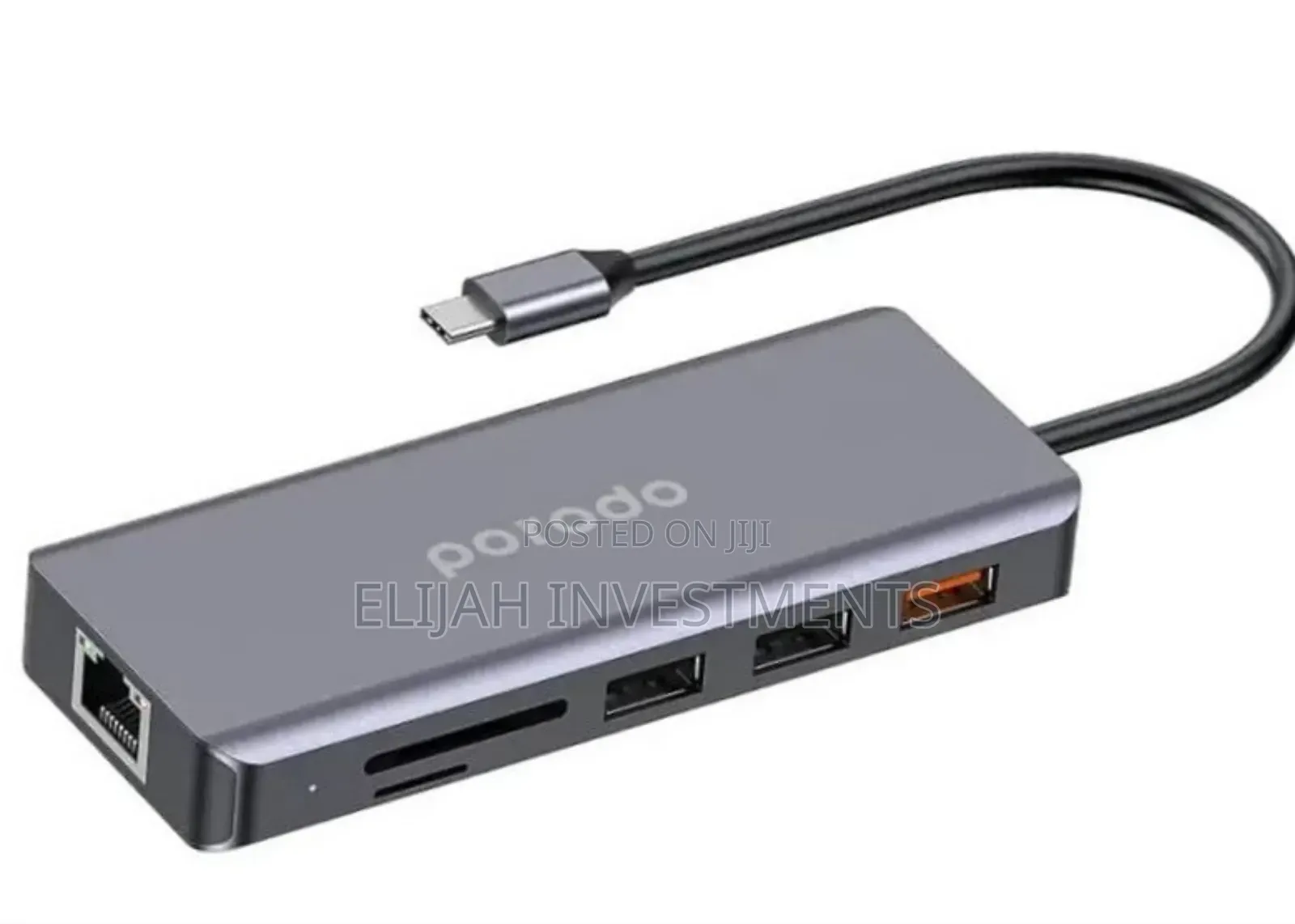 Porodo 9 In 1 Ethernet Usb -c Hub
