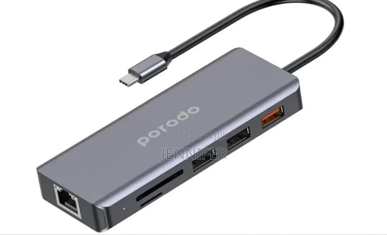 Porodo 9 In 1 Ethernet Usb -c Hub