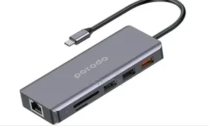Porodo 9 In 1 Ethernet Usb -c Hub