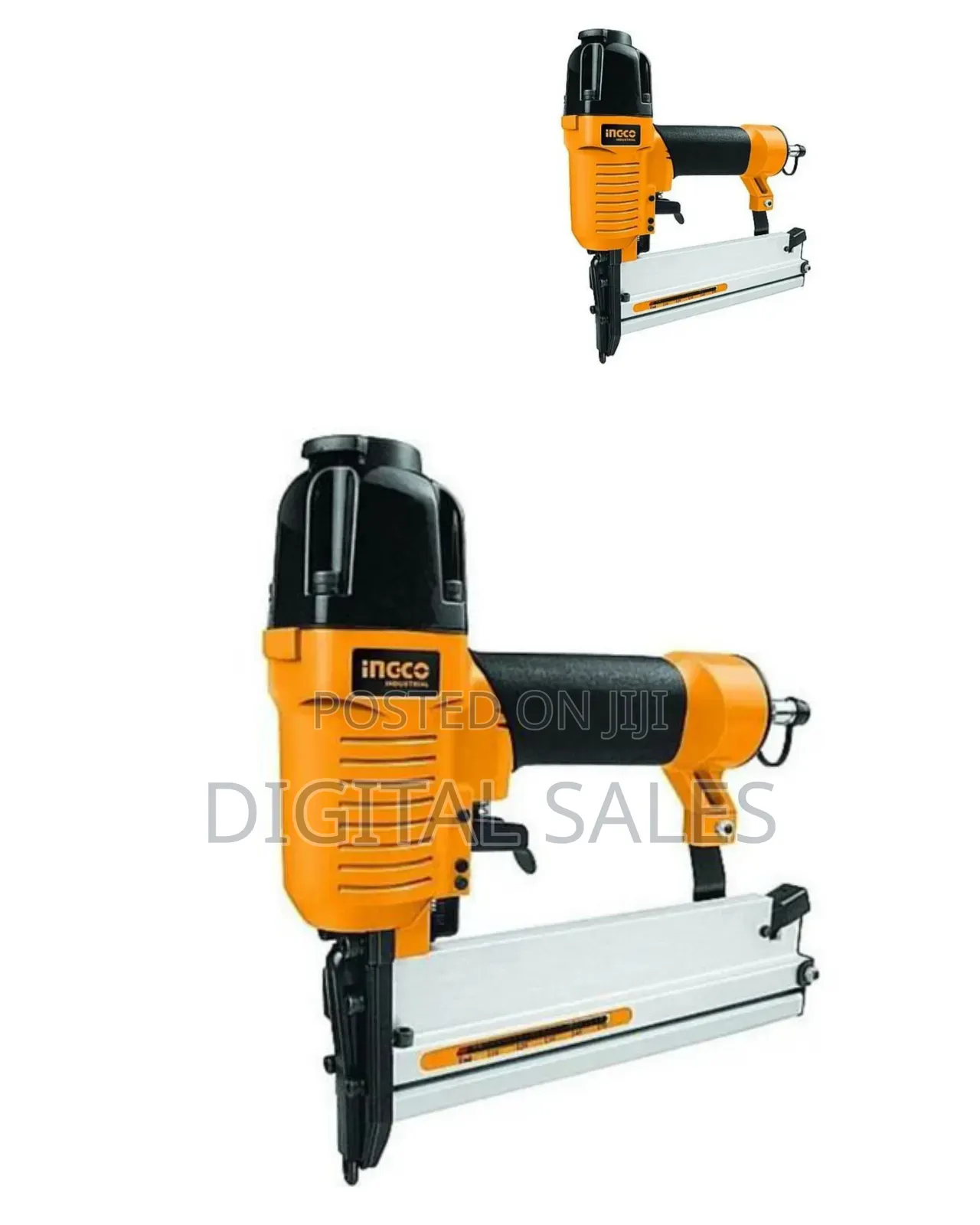 Ingco Acn50401 Air Nailer and Stapler 2 in 1 -Orange
