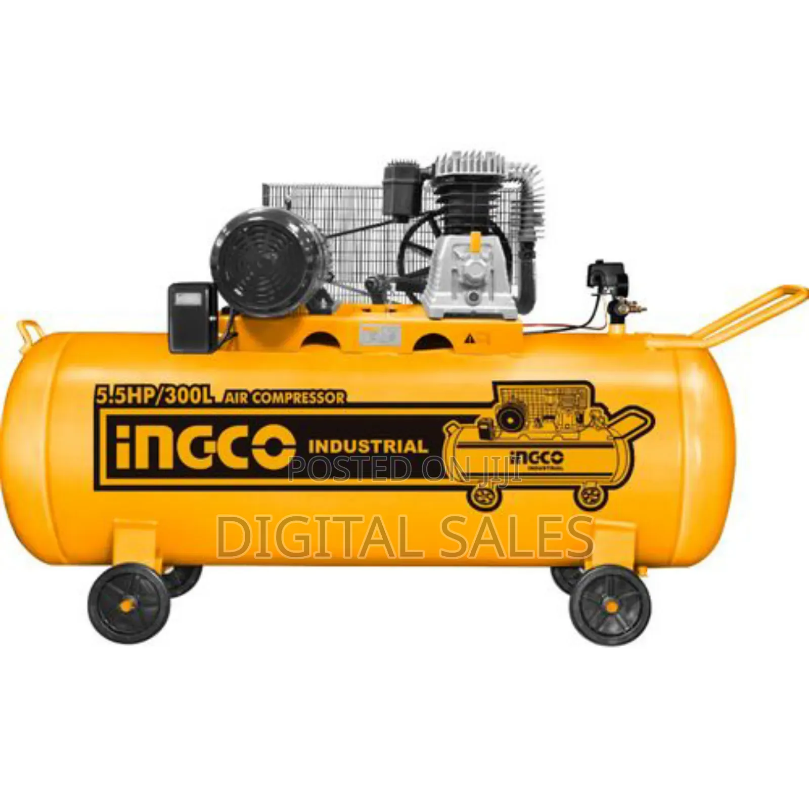Air Compressor 380v~50hz 4.1kw (5.5hp) Tank:300l