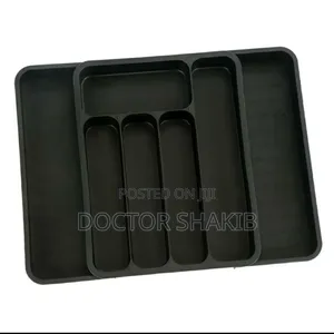 Unique Space Saving Adjustable Kitchen Silverware Drawer Organiser