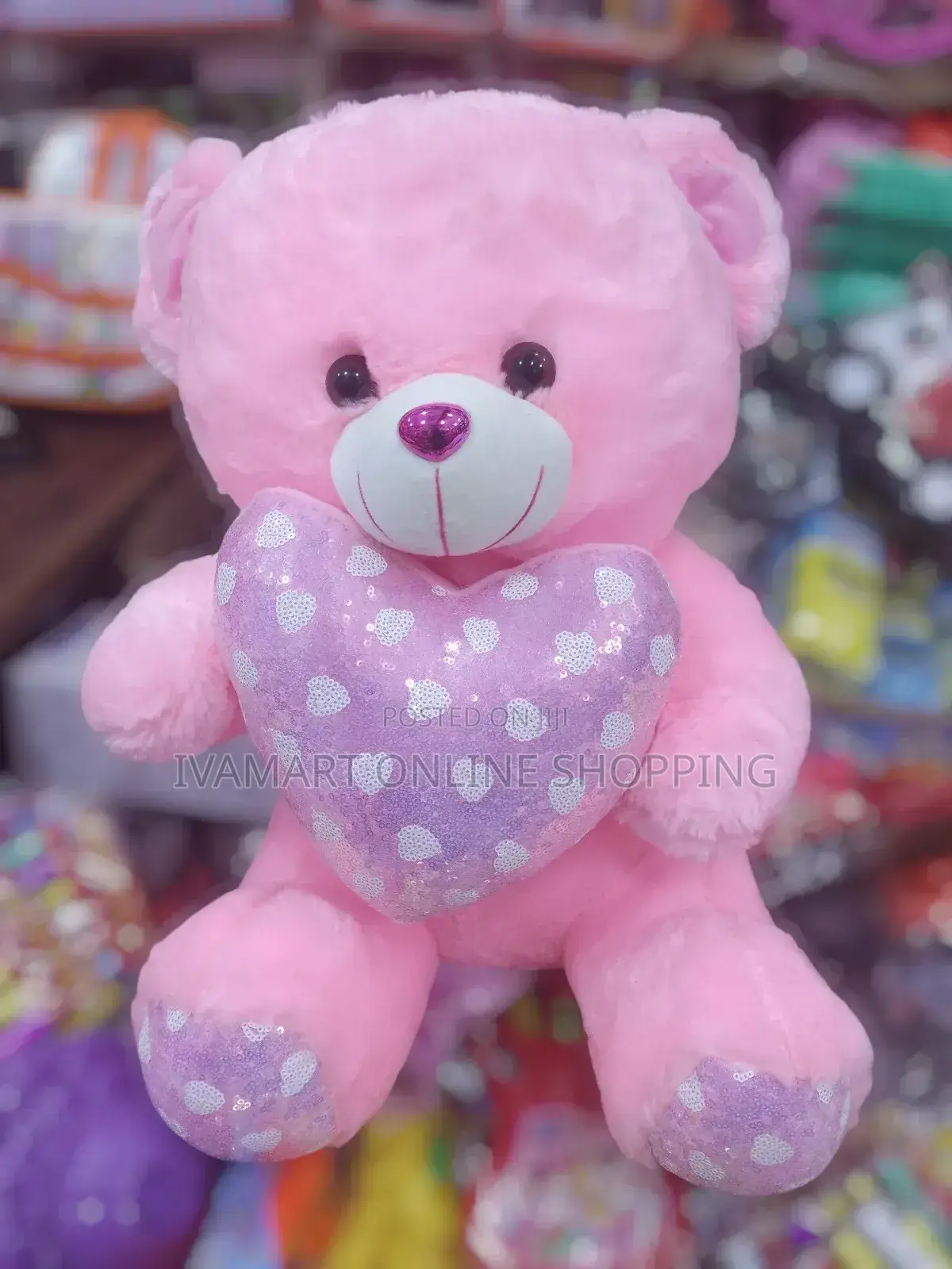 "I Love You" Red Teddy Bear - Big Size