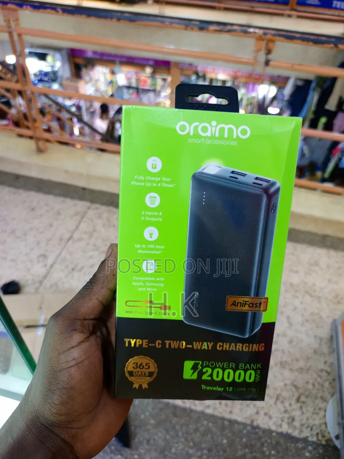 Oraimo Traveler 22.5 Pd 20000mah Power Bank