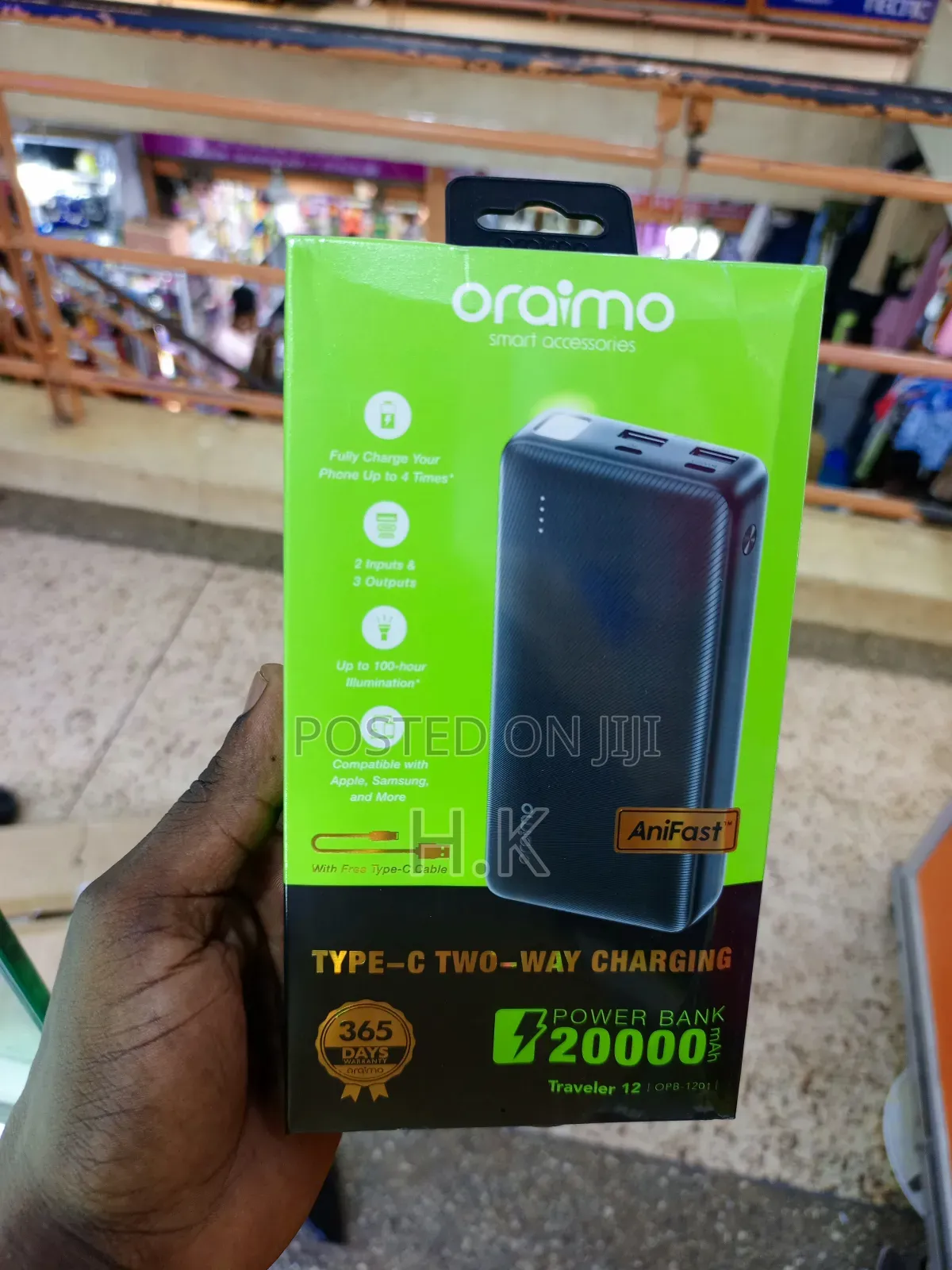 Oraimo Traveler 22.5 Pd 20000mah Power Bank