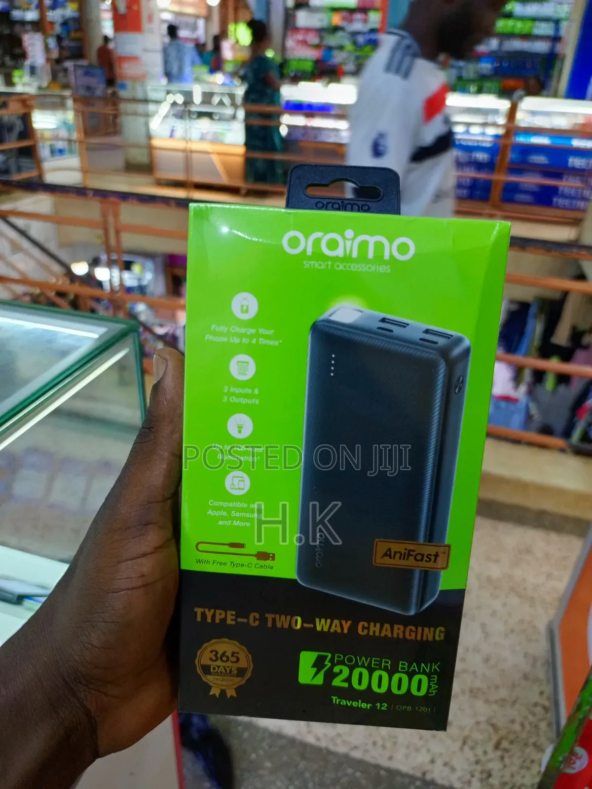 Oraimo Traveler 22.5 Pd 20000mah Power Bank