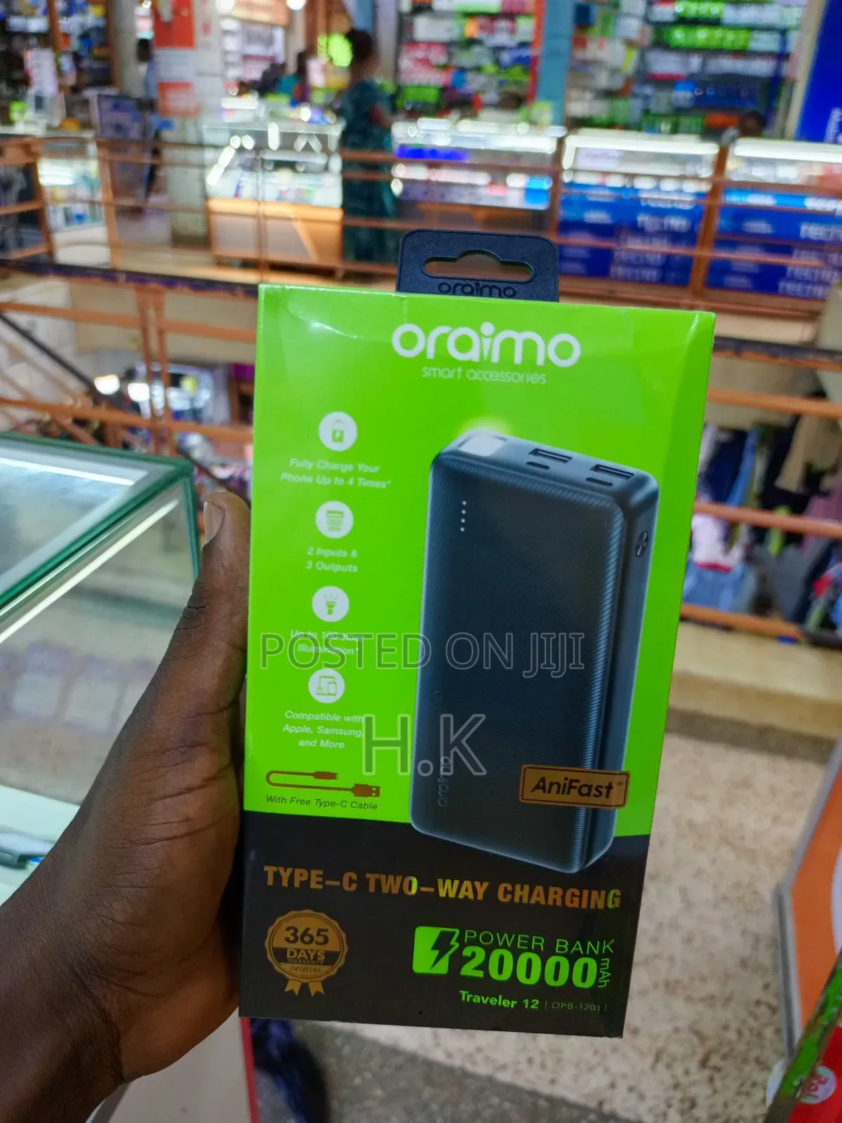 Oraimo Traveler 22.5 Pd 20000mah Power Bank