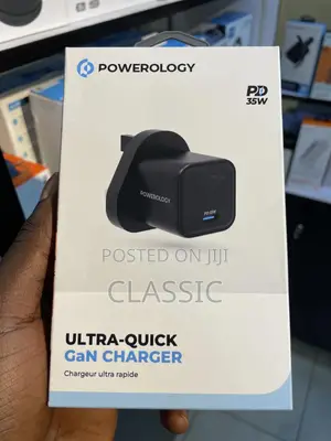 Powerology Ultra-Quick Gan Charger Uk Pd 35w