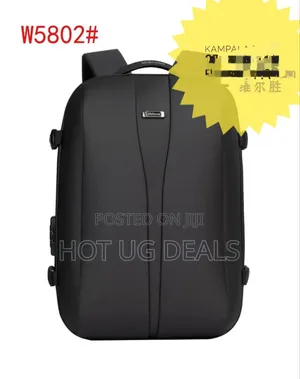High Quality Waterproof Anti- Thefty Laptop Bag - Black