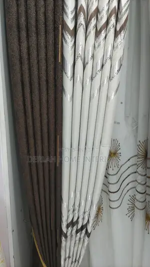 Quality Coffe Brown Curtains Per Ready Meter