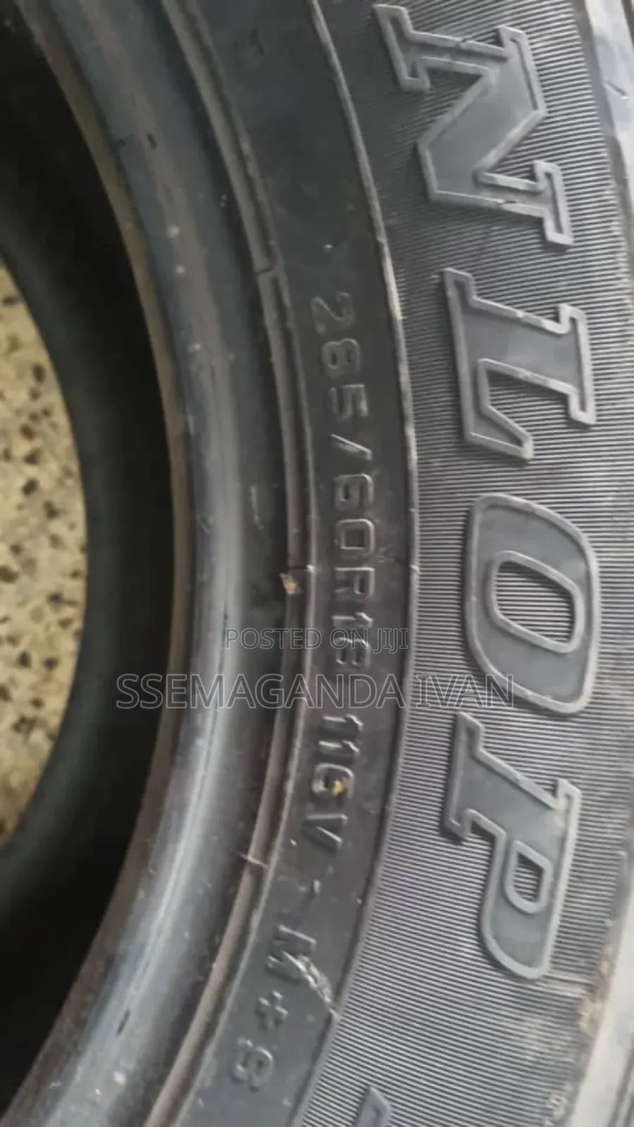 285/60r18 Authentic Dunlop Used Tyres