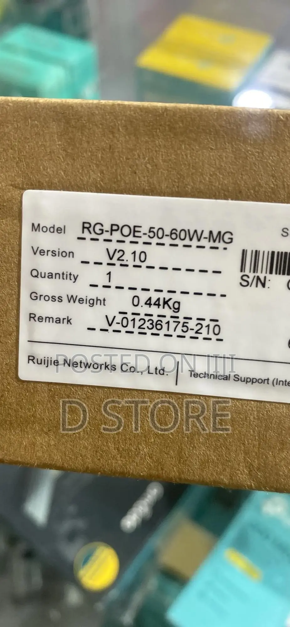 Ruijie Reyee Rg-Poe-50-60w-Mg Poe Adapter