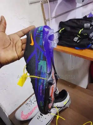 Black and Blue Color Original Soccer Boots