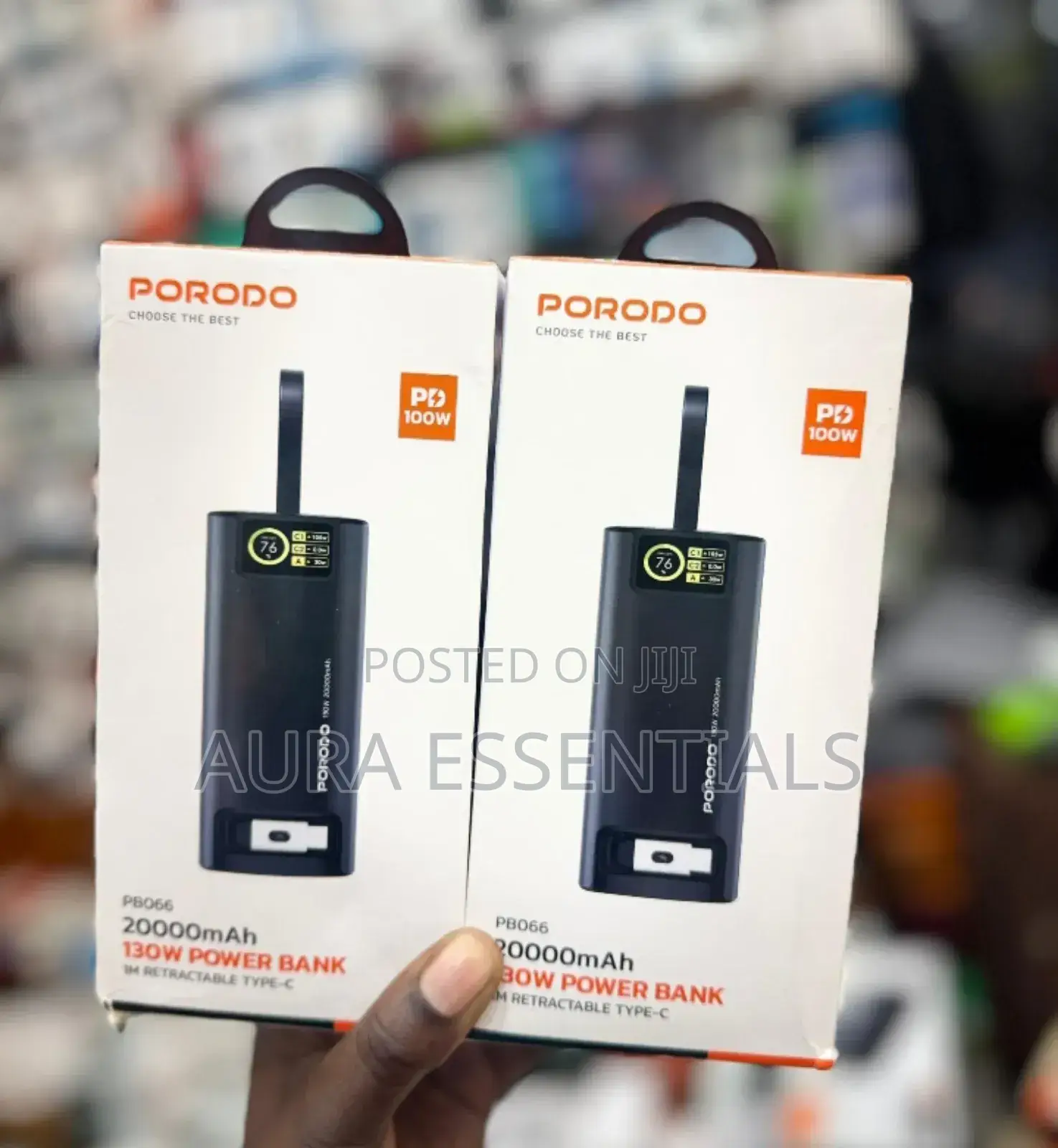 Porodo 20,000mah 130w Power Bank Pb066