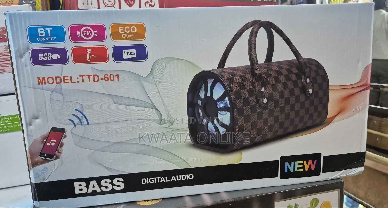 Handbag Speaker Wireless Bluetooth, Indoor Outdoor, Karaoke Fm, Mp3