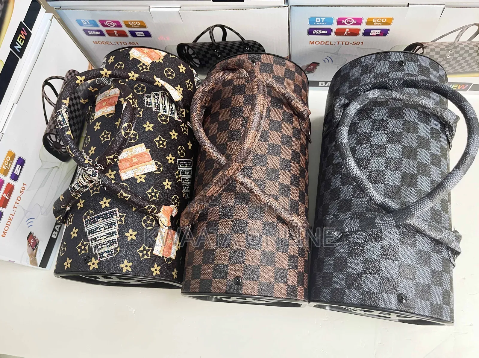 Handbag Speaker Wireless Bluetooth, Indoor Outdoor, Karaoke Fm, Mp3