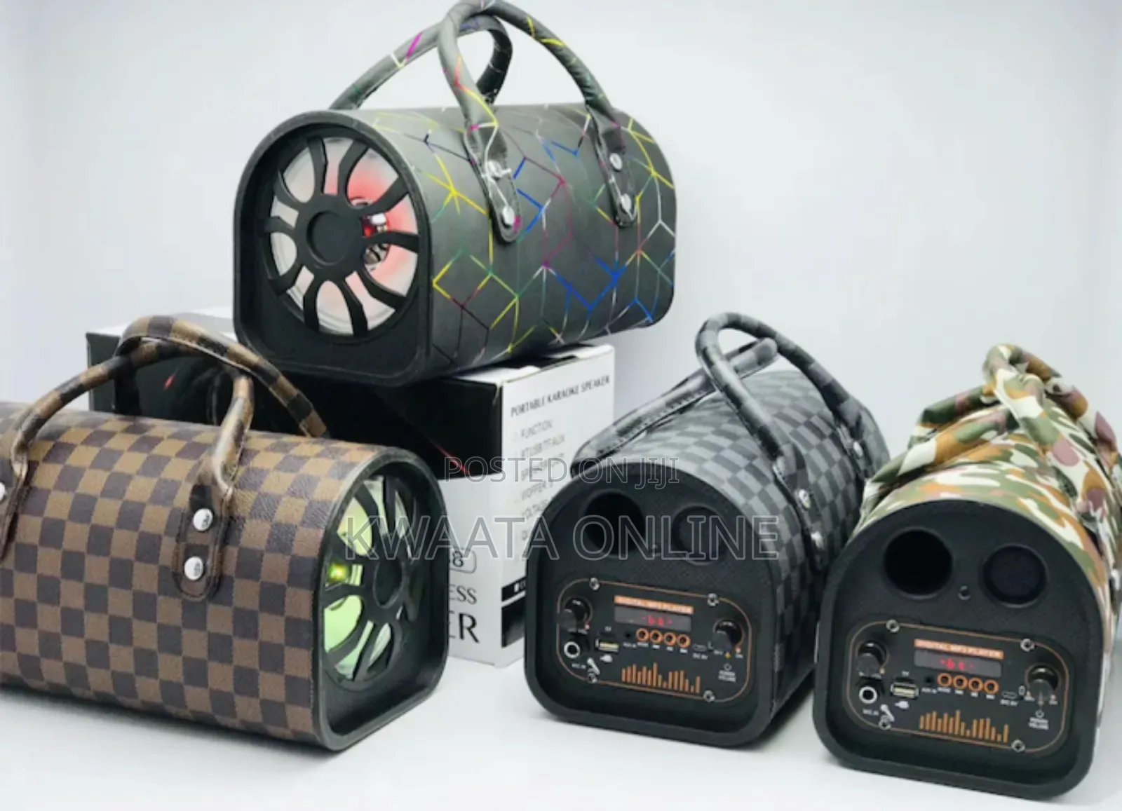 Handbag Speaker Wireless Bluetooth, Indoor Outdoor, Karaoke Fm, Mp3