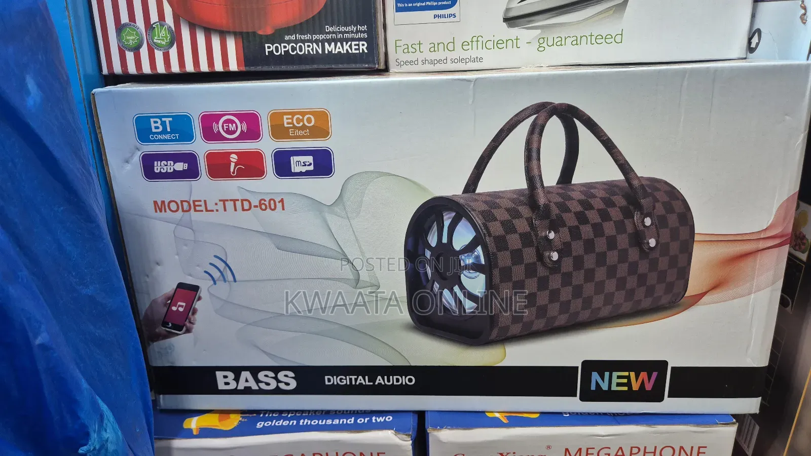 Handbag Speaker Wireless Bluetooth, Indoor Outdoor, Karaoke Fm, Mp3