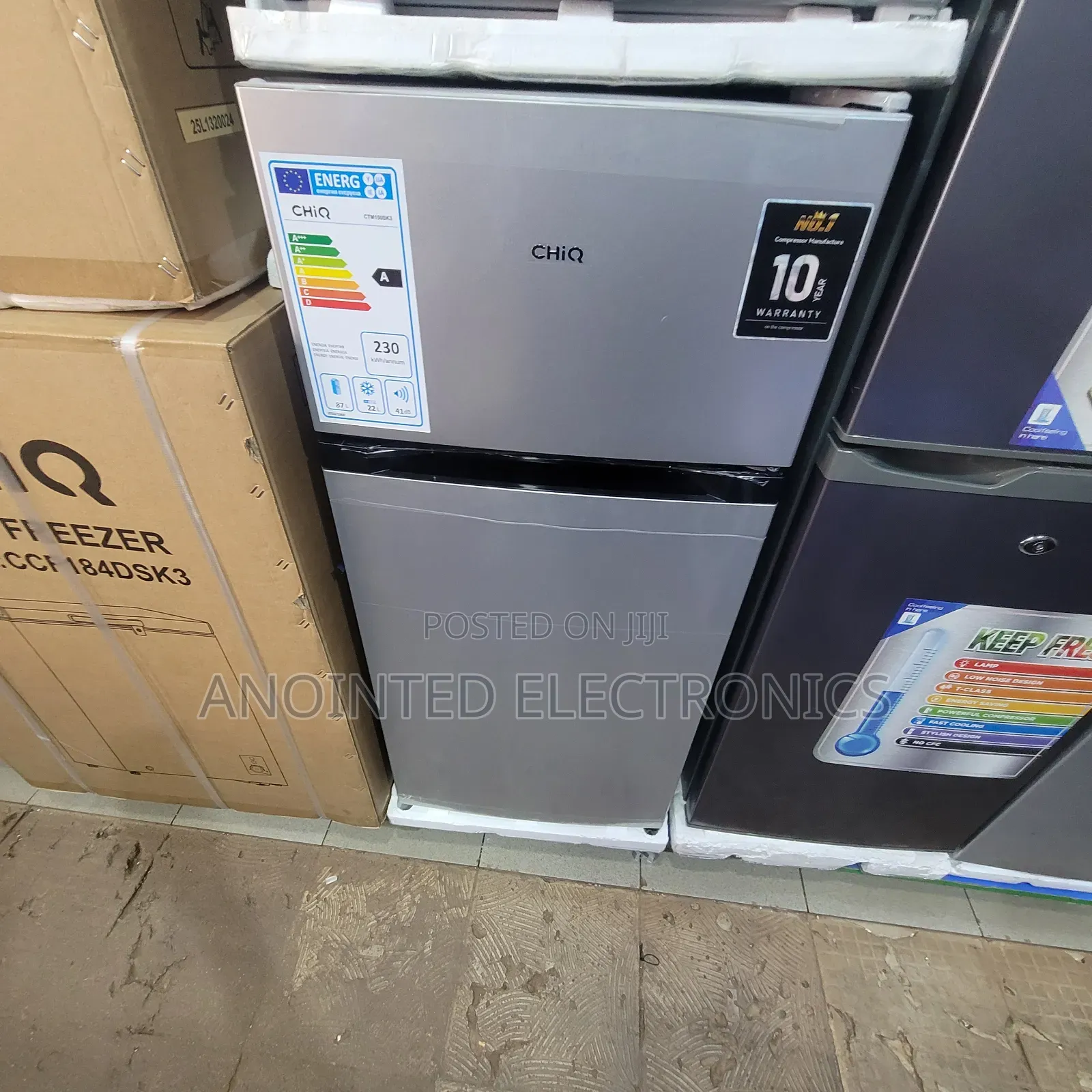 Chiq 150l Refrigerator Double Doors