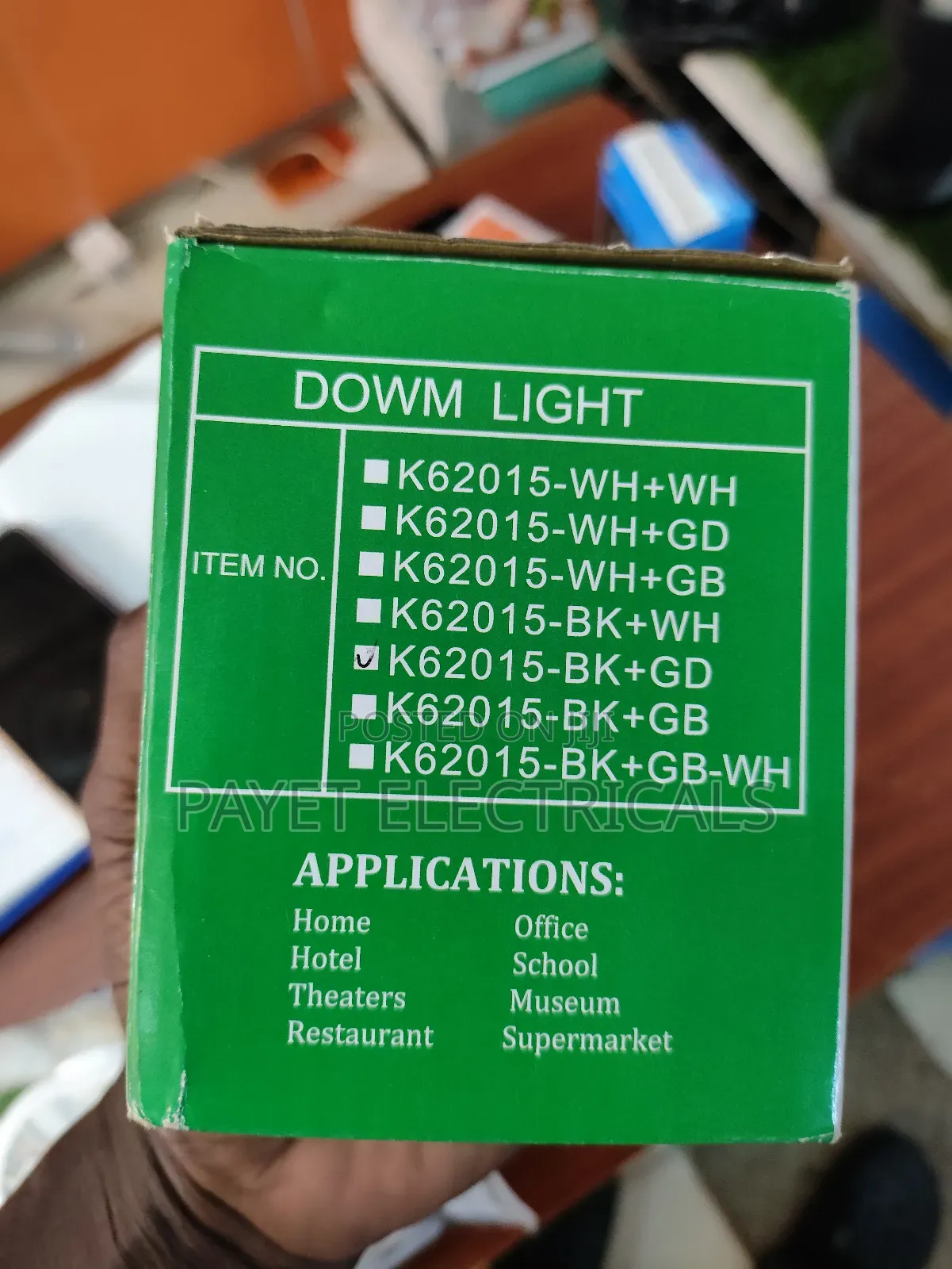 King on 15watts Down Light