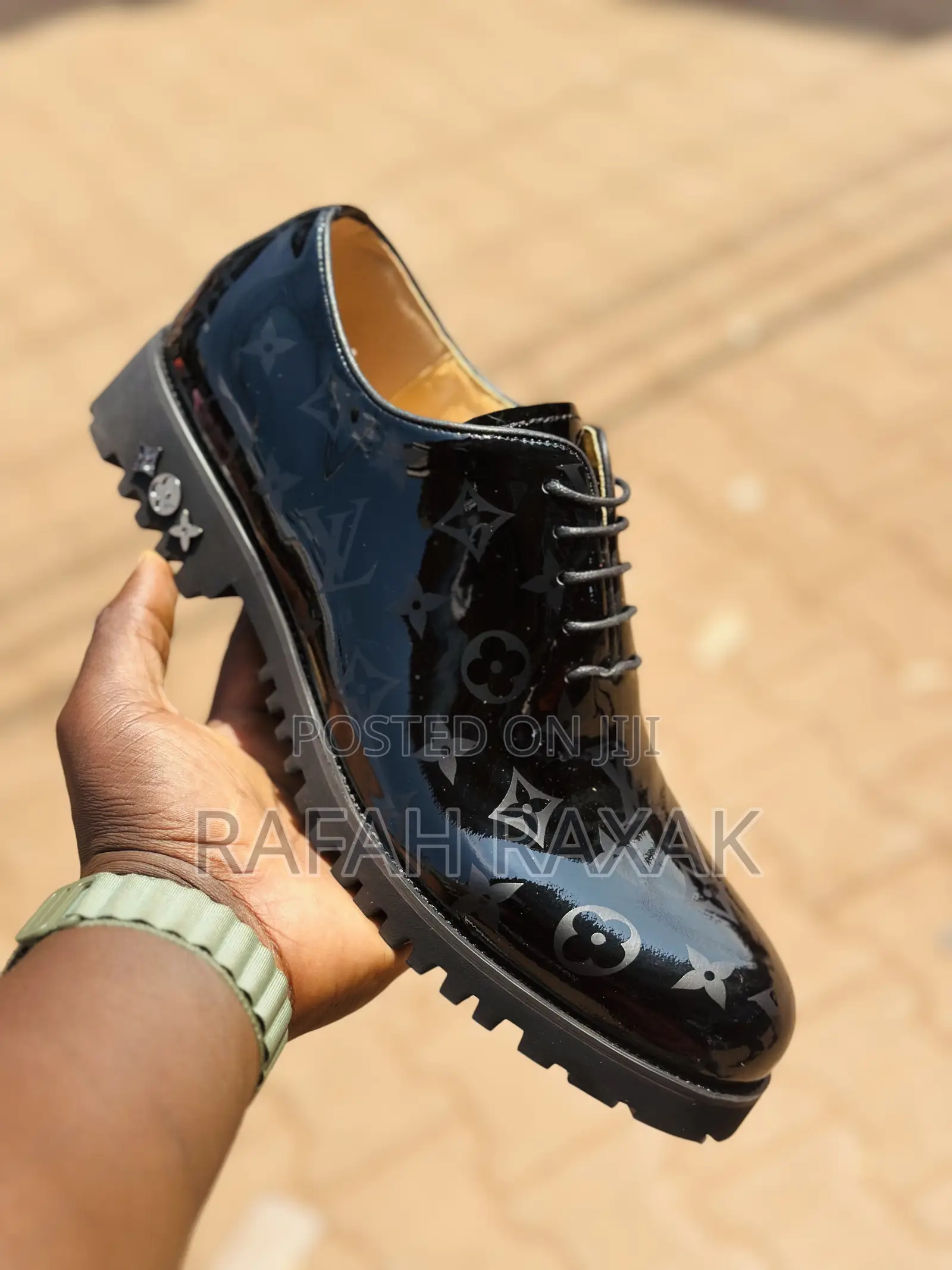 Original Men’S Classic Louis Vuitton Shinny Oxford Shoes