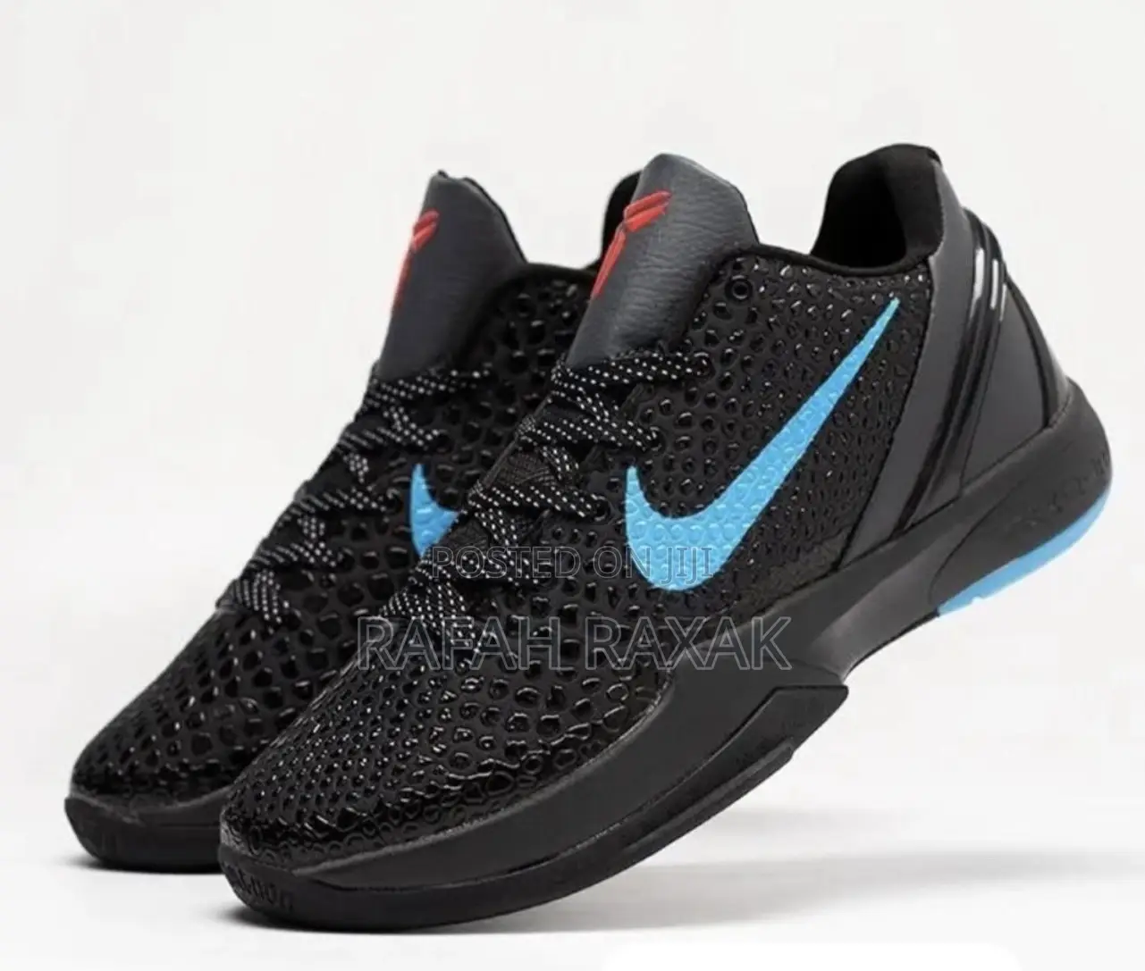 Original Black/Blue Nike Kobe 6 “Dark Knight” Basketball Sneakers
