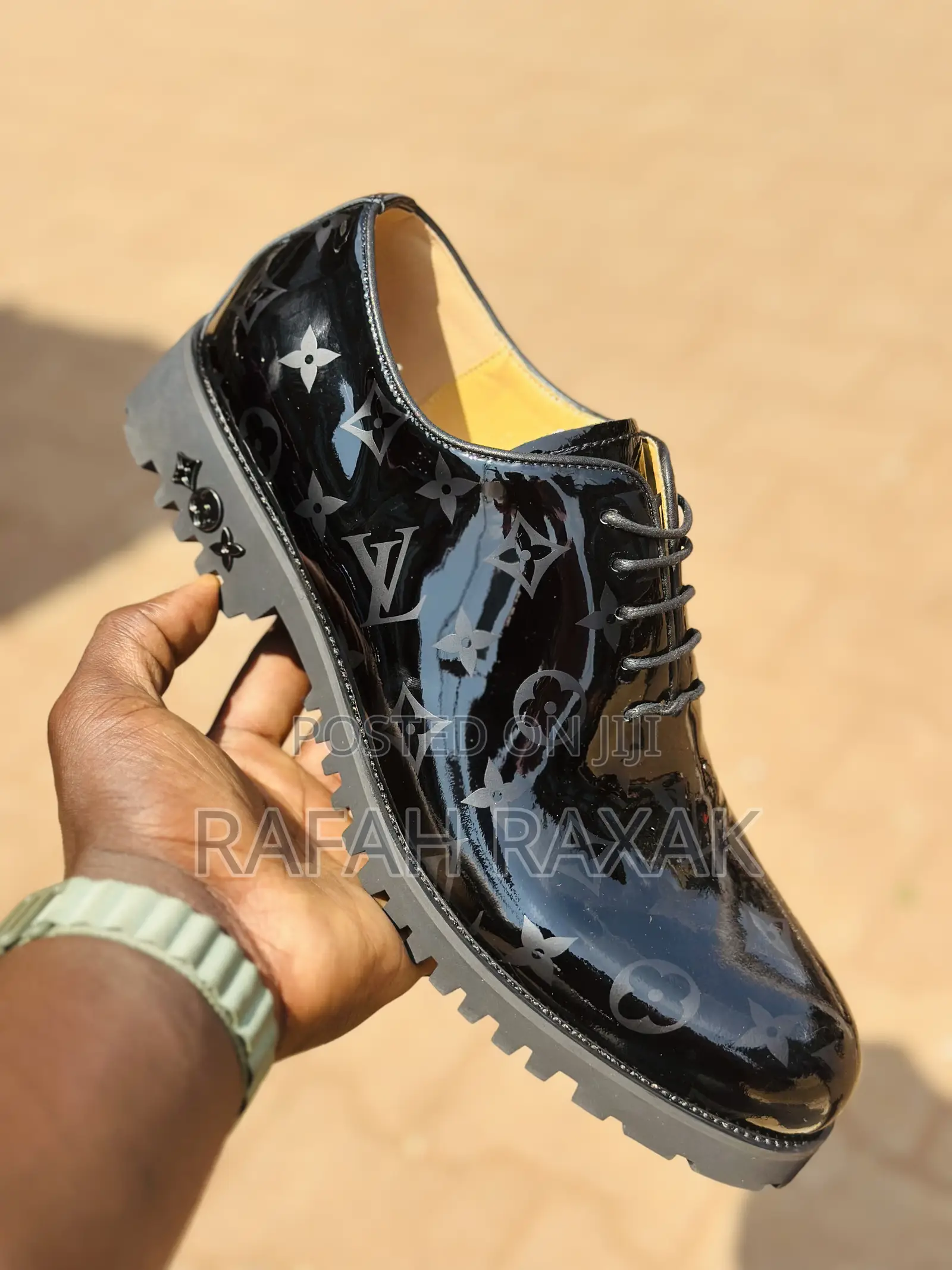 Men’S Super Classic Louis Vuitton Shinny Oxford Shoes