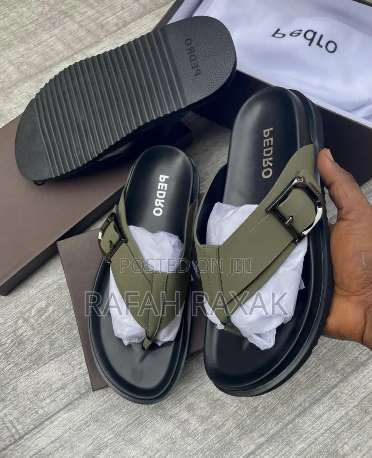 Original Men’S Luxury Green Pedro Slipper Sandals