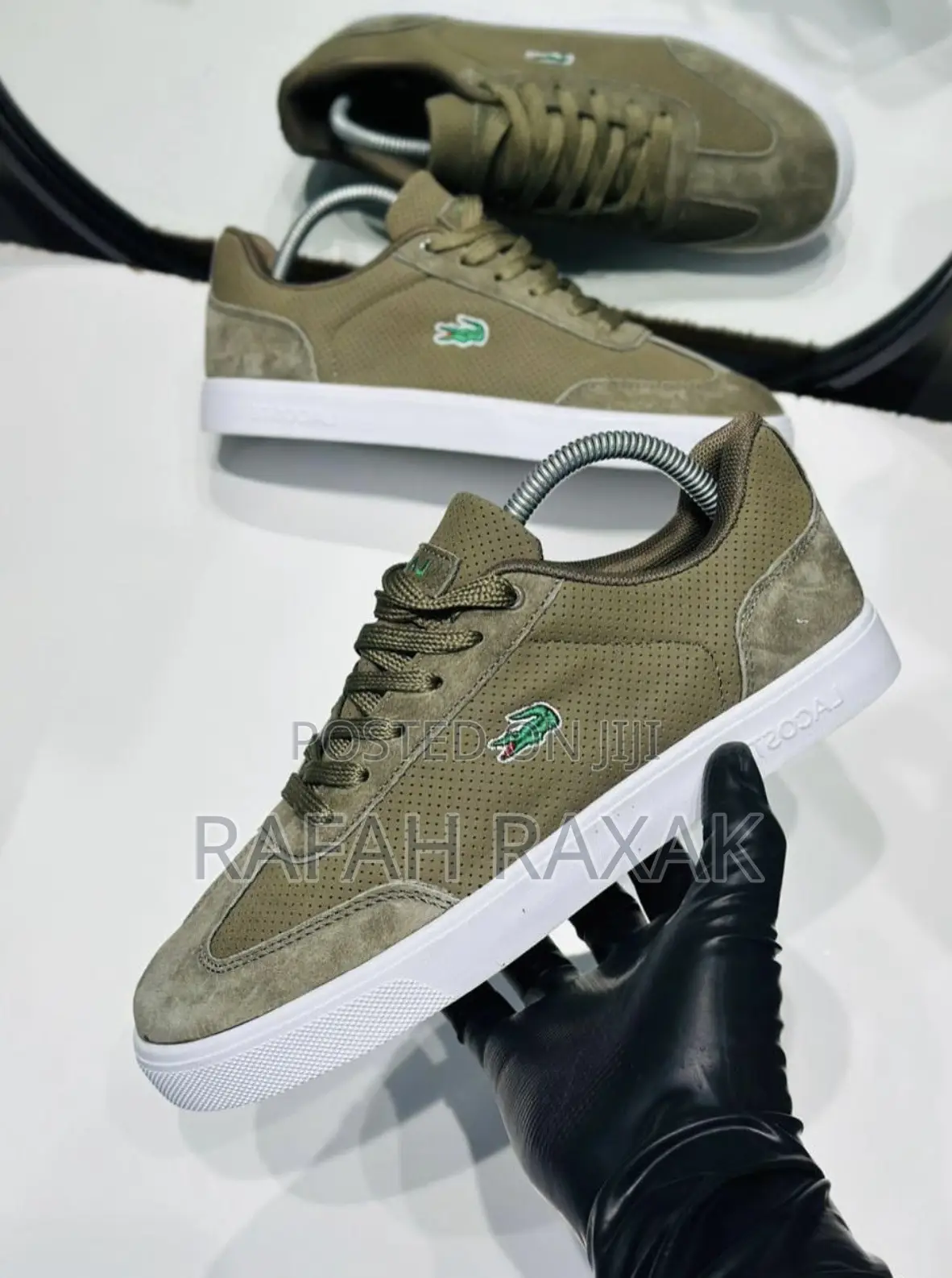 Original Men’S Green/White Casual Lacoste Sneakers