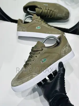 Original Men’S Green/White Casual Lacoste Sneakers