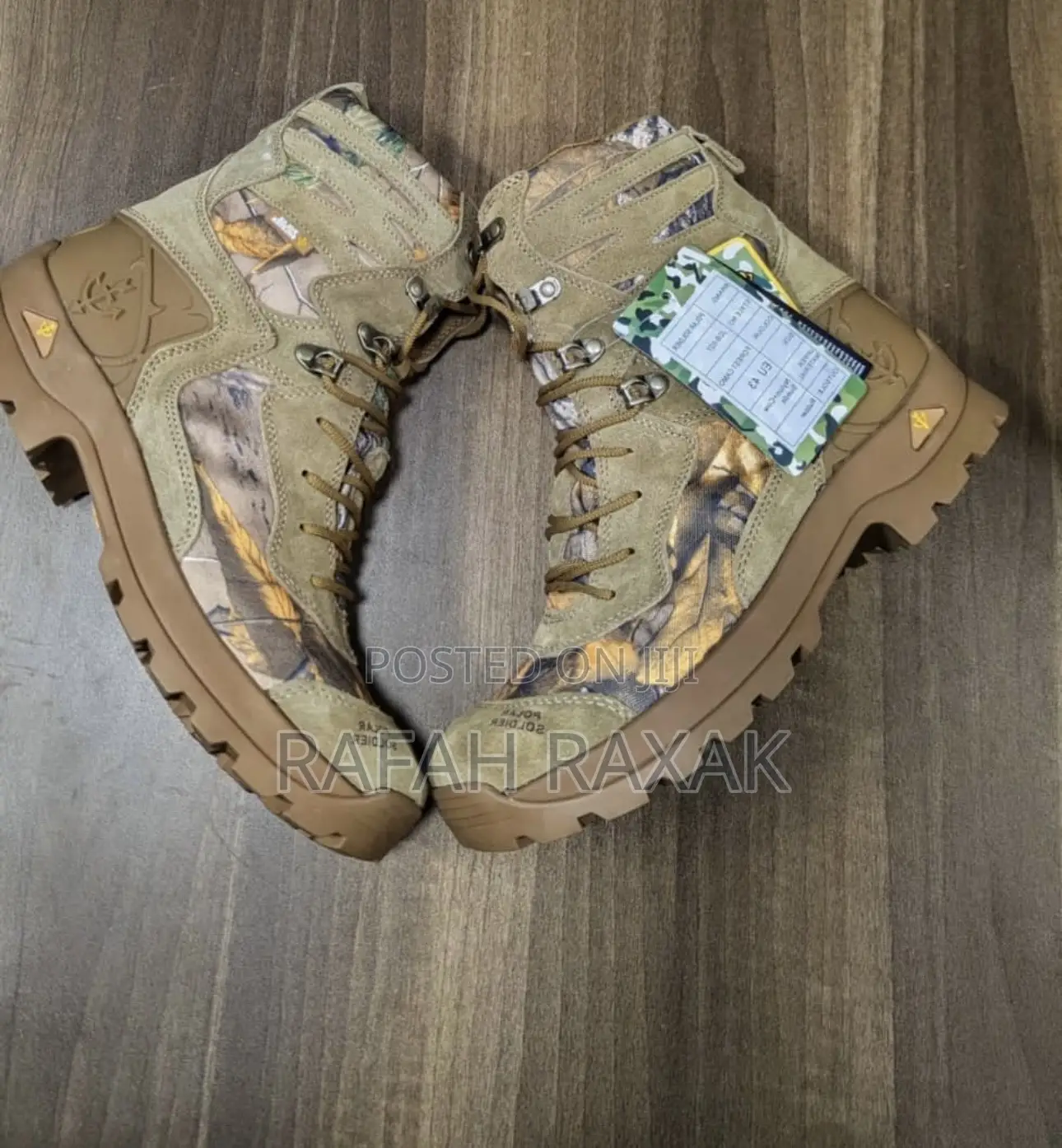 Men’S Classic Polar Soldier Outdoor Military Army Desert Boots