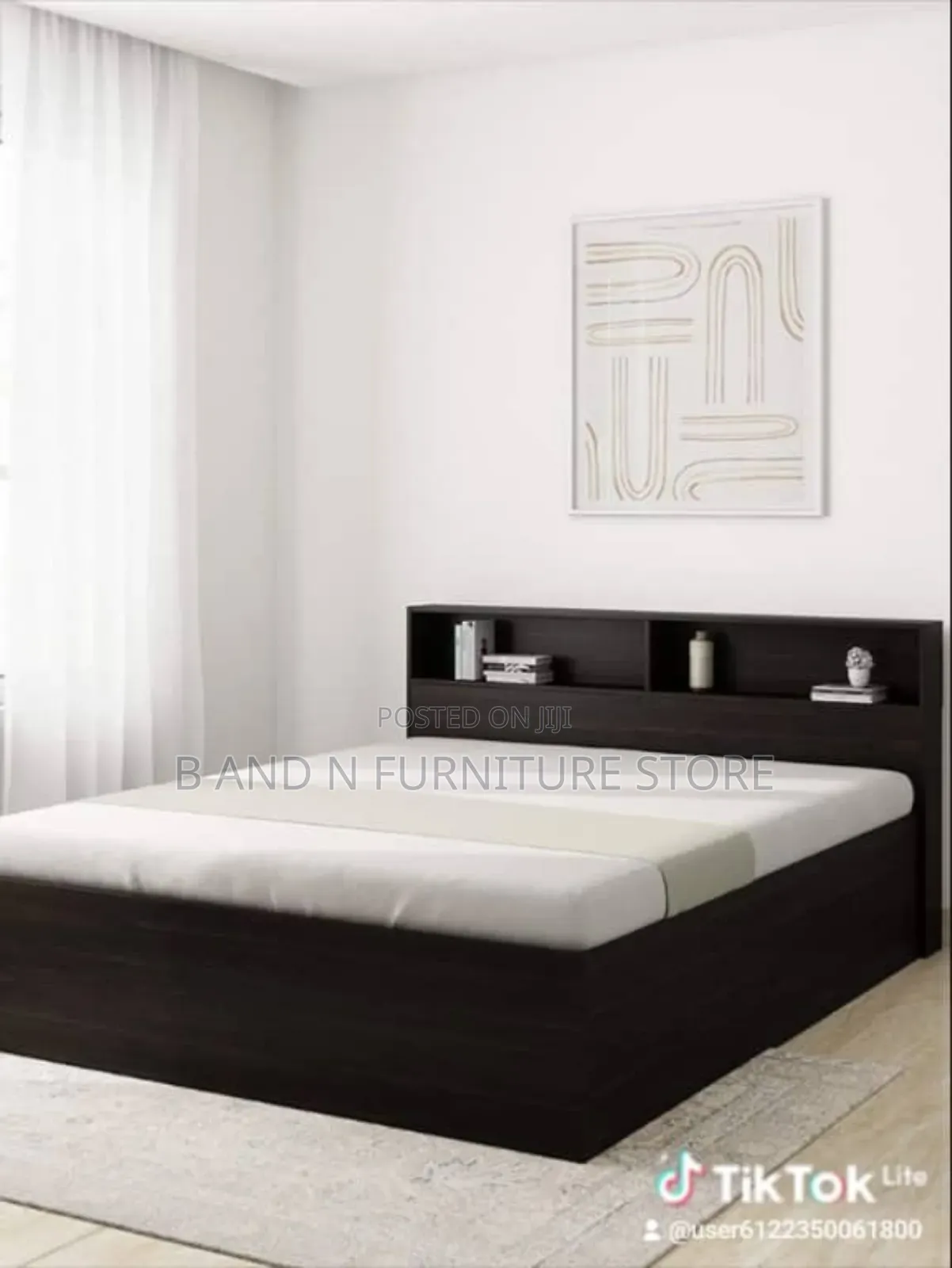 Dark Smoth Bed 6 by 5 FTS
