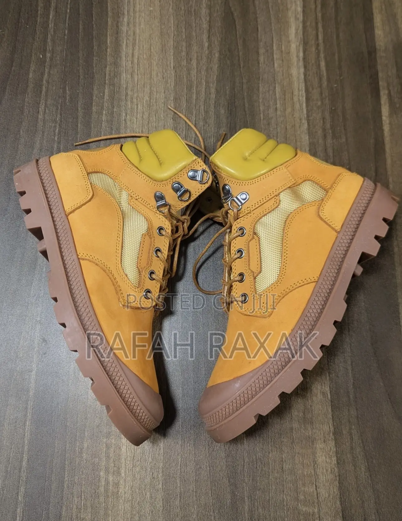 Original Men’S Brown Leather Palladium Outdoor Boots