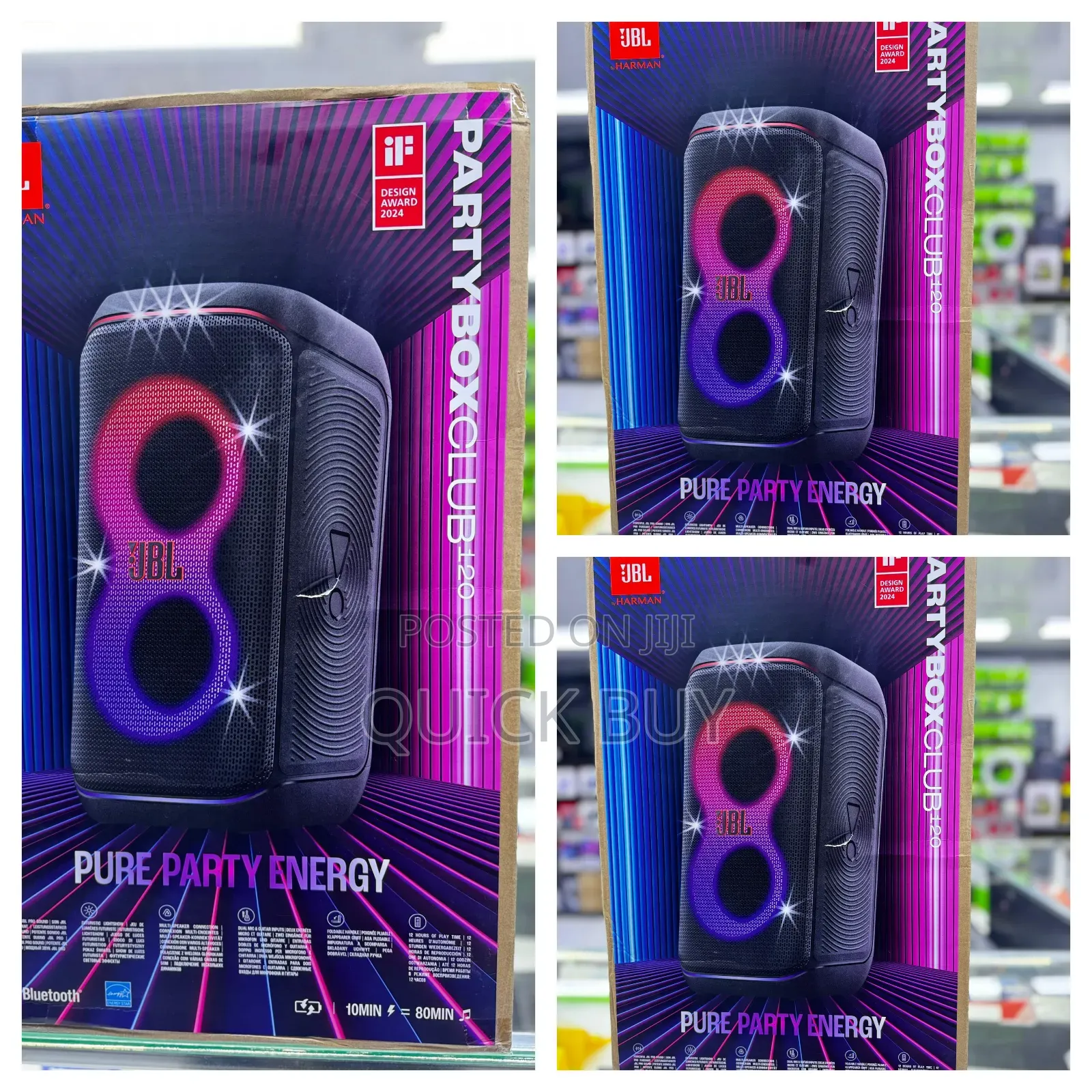JBL Partybox Club 120 Bluetooth Speaker