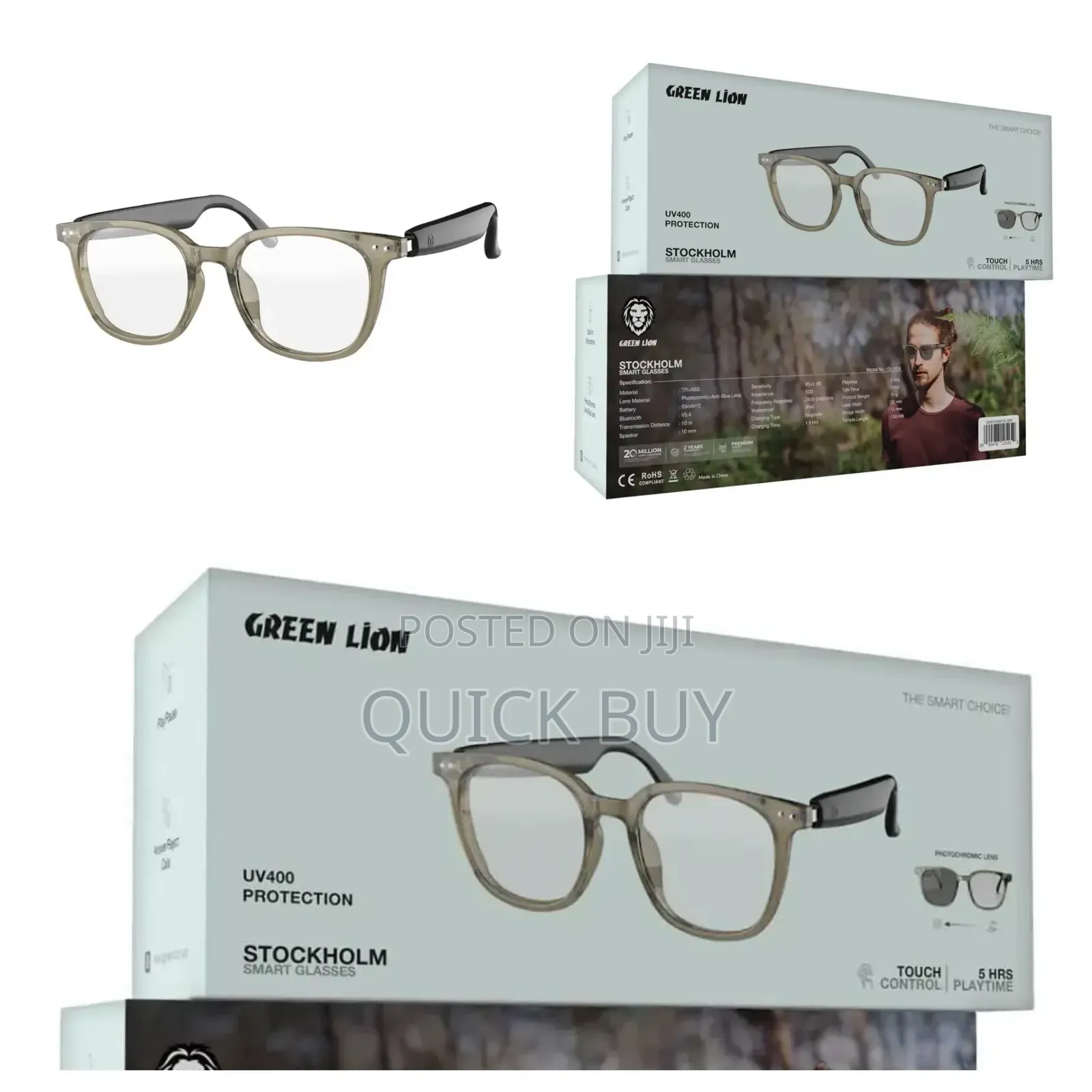 Green Lion Stockholm Smart Glasses