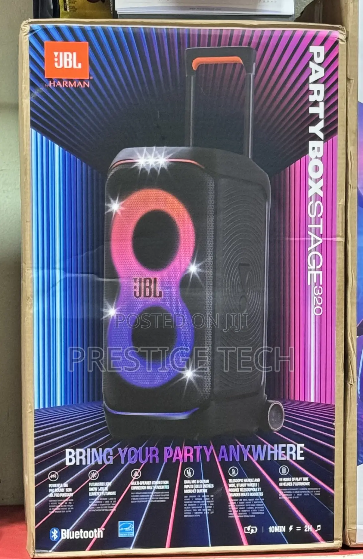 JBL Partybox Stage 320 Bluetooth Speaker (Party Box 320)