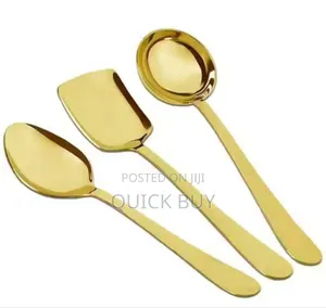 3pcs Stainless Steel Serving Spoons Set