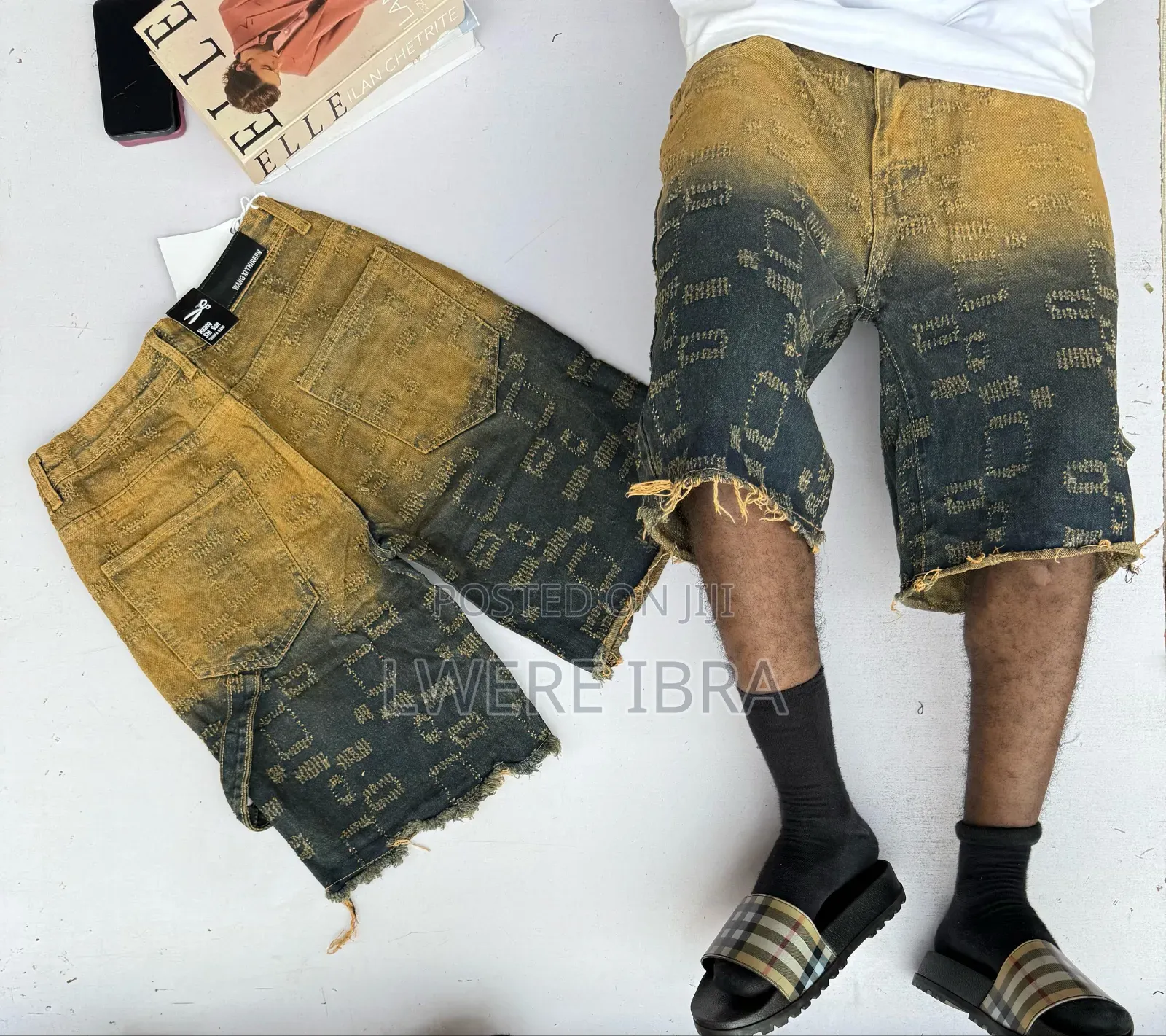Brown Short Jeans for Men