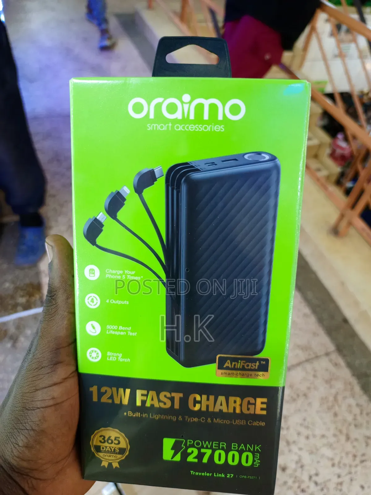 Oraimo Traveler Link 27 27000mah Power Bank.