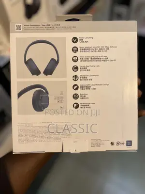 Sony Wh-Ch720n Wireless Noise Cancelling Headphones (Blue)