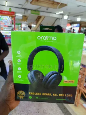 Oraimo Boompop Lite Enc Over-Ear Wireless Headphones.